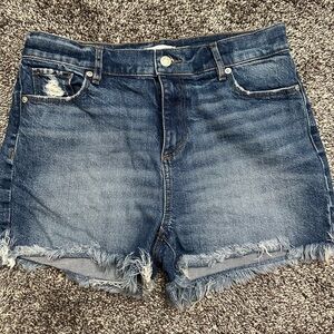 High Waisted Jean Shorts